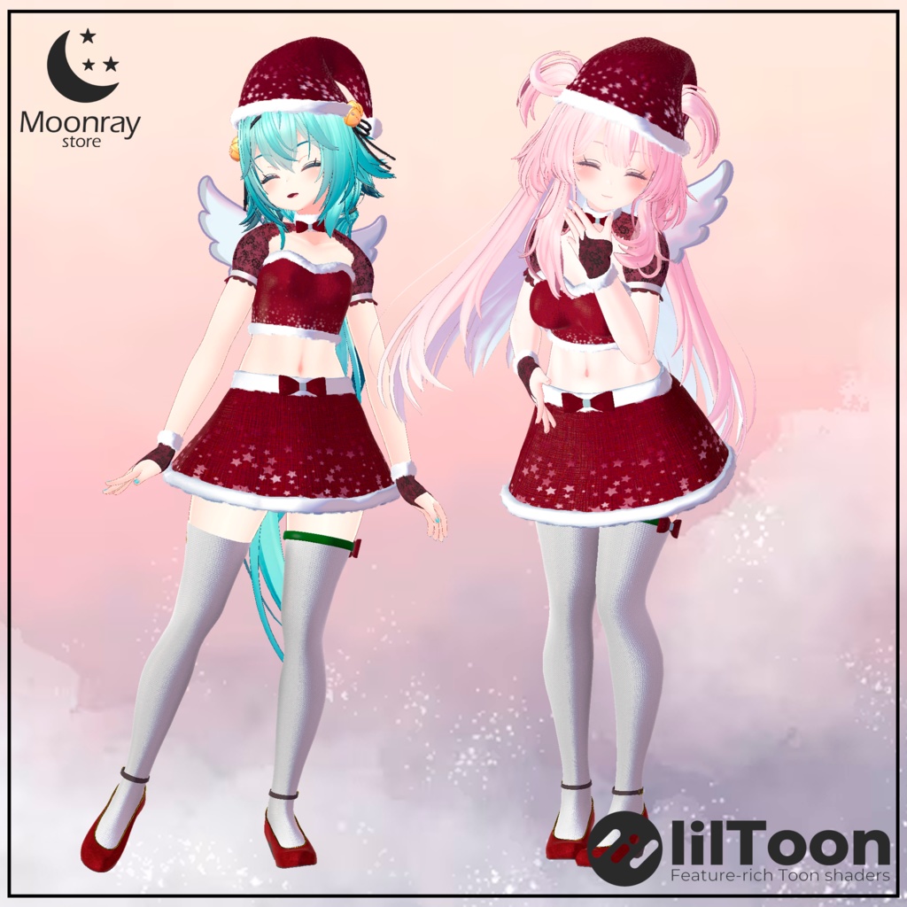 Christmas Angel - クリスマスの天使 【マヌカ、カリン、モエ、リンドウ、セレスティア、ライムに対応】