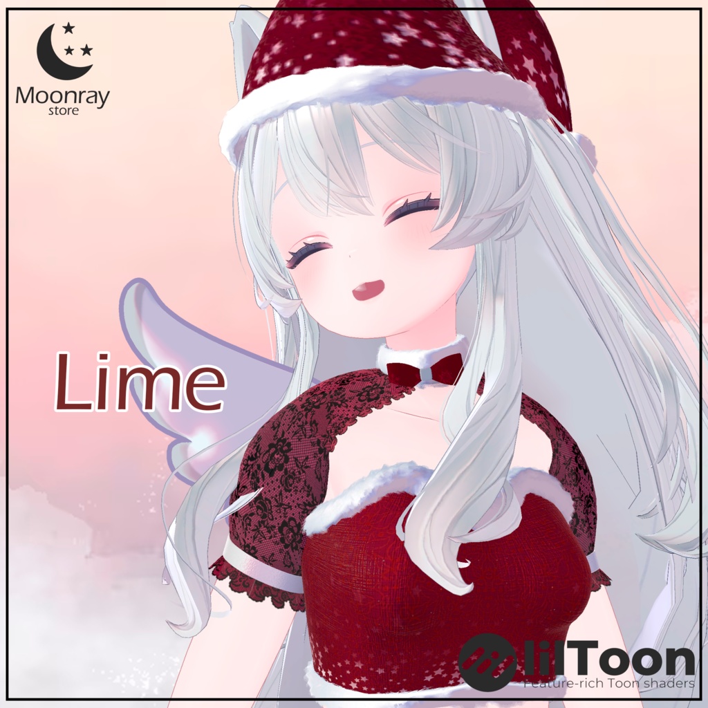 Christmas Angel - クリスマスの天使 【マヌカ、カリン、モエ、リンドウ、セレスティア、ライムに対応】