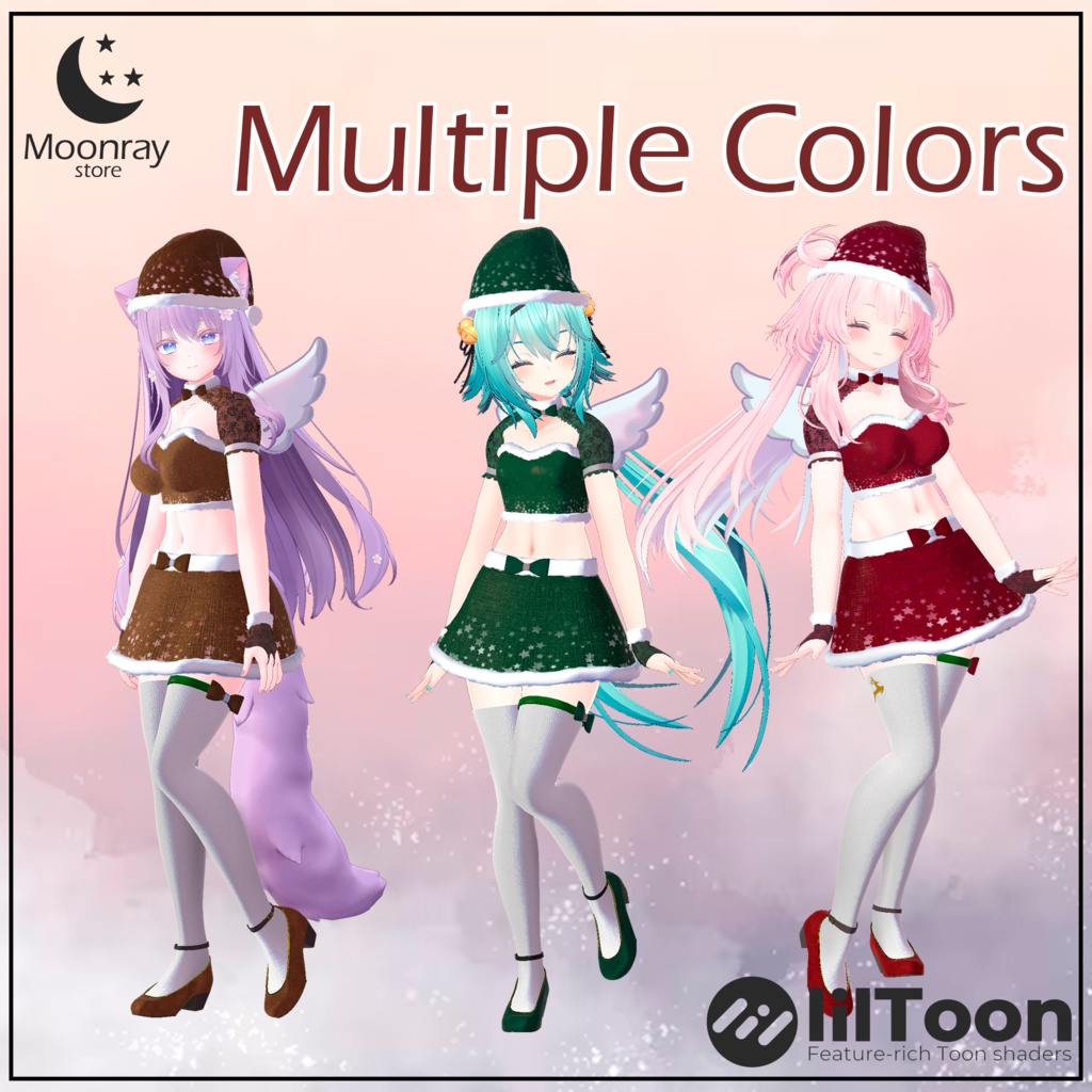 Christmas Angel - クリスマスの天使 【マヌカ、カリン、モエ、リンドウ、セレスティア、ライムに対応】