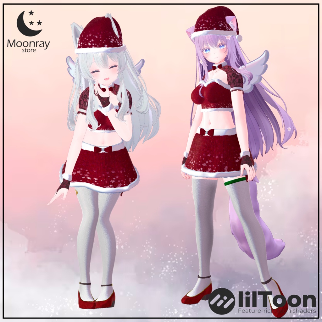 Christmas Angel - クリスマスの天使 【マヌカ、カリン、モエ、リンドウ、セレスティア、ライムに対応】