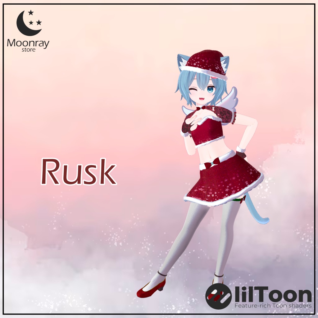 Christmas Angel - クリスマスエンジェル【メイユン、ラスク、ルフィーナ、イーヨ、マヤ、遊戯美世、キキョウ対応】