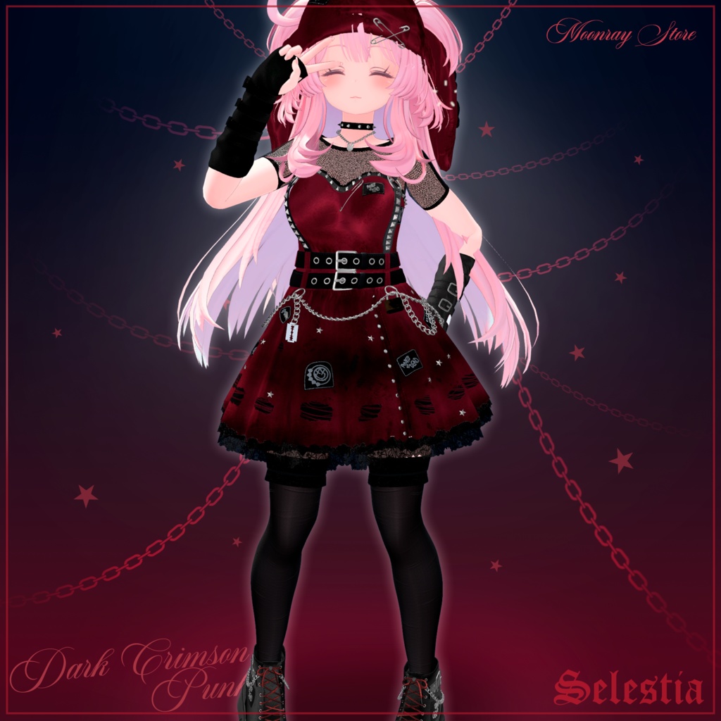 Dark Crimson Punk - ダーククリムゾンパンク - 25 % OFF - 04/18