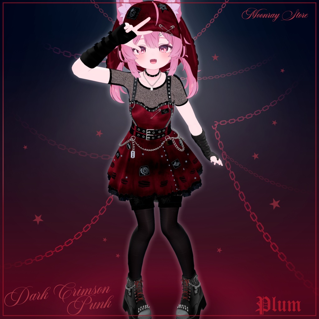 Dark Crimson Punk - ダーククリムゾンパンク - 25 % OFF - 04/18