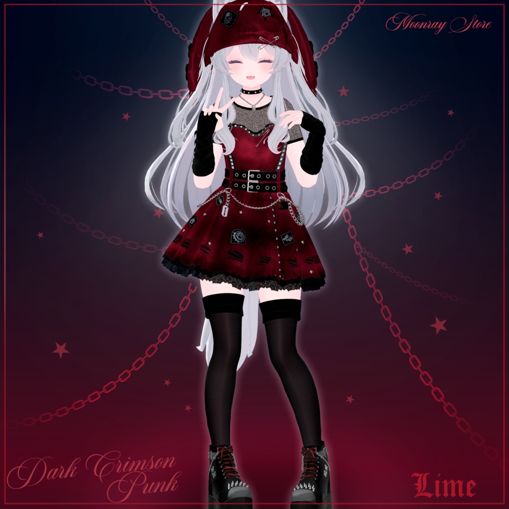 Dark Crimson Punk - ダーククリムゾンパンク - 25 % OFF - 04/18