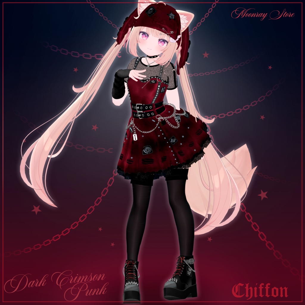 Dark Crimson Punk - ダーククリムゾンパンク - 25 % OFF - 04/18
