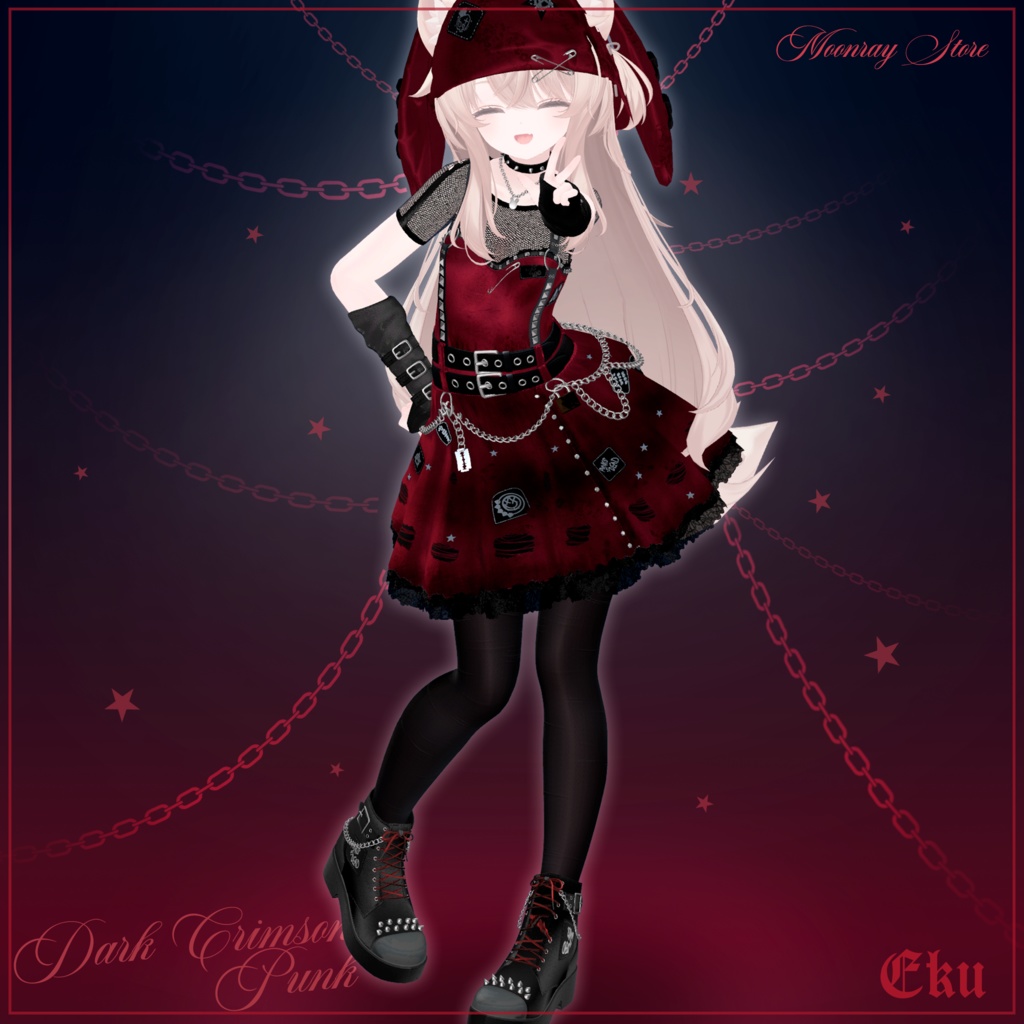 Dark Crimson Punk - ダーククリムゾンパンク - 25 % OFF - 04/18