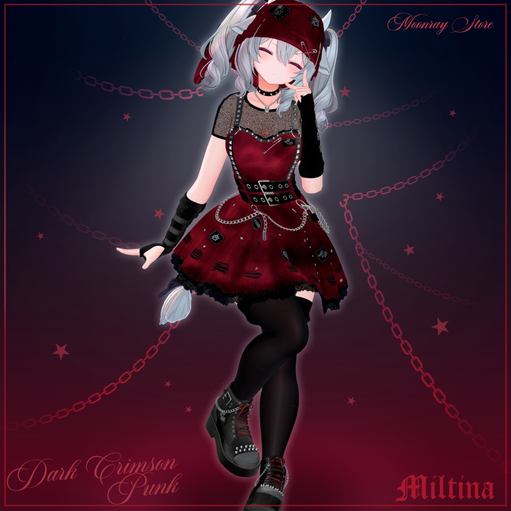 Dark Crimson Punk - ダーククリムゾンパンク - 25 % OFF - 04/18