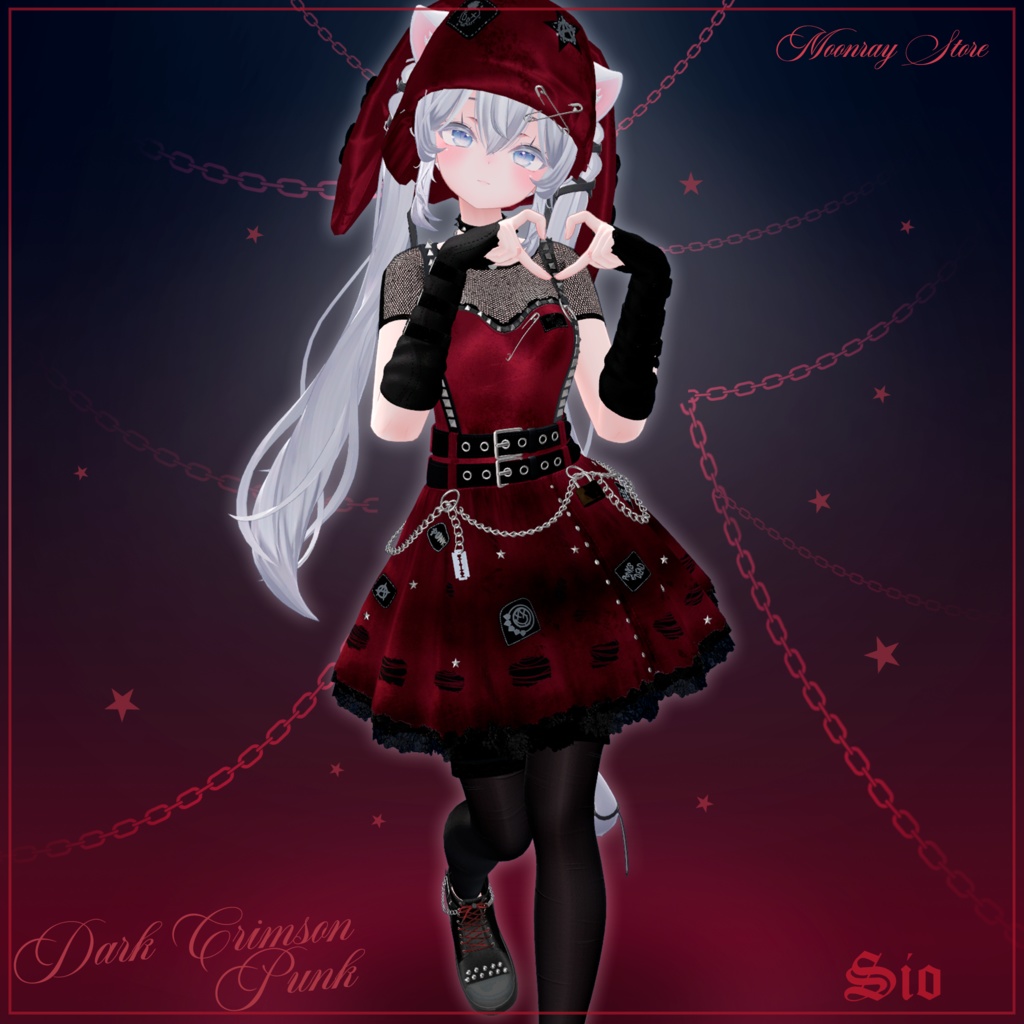 Dark Crimson Punk - ダーククリムゾンパンク - 25 % OFF - 04/18