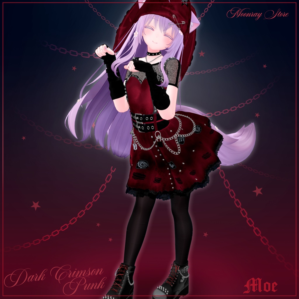 Dark Crimson Punk - ダーククリムゾンパンク - 25 % OFF - 04/18