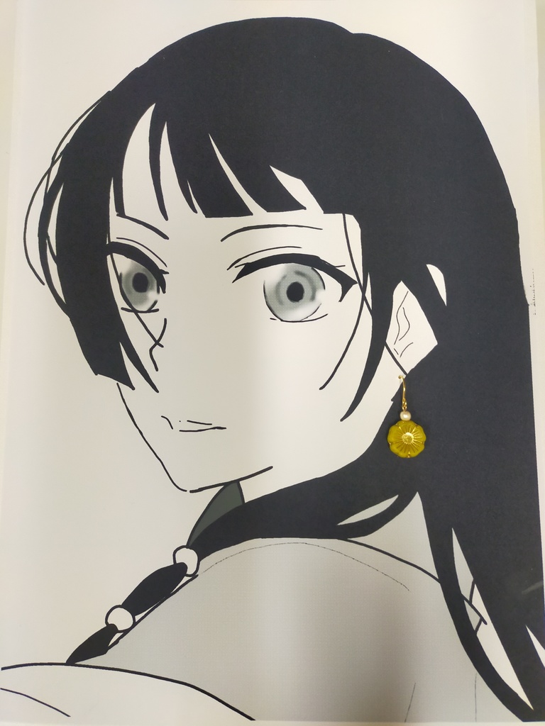 カタバミの耳飾り(イヤリングに変更可能)