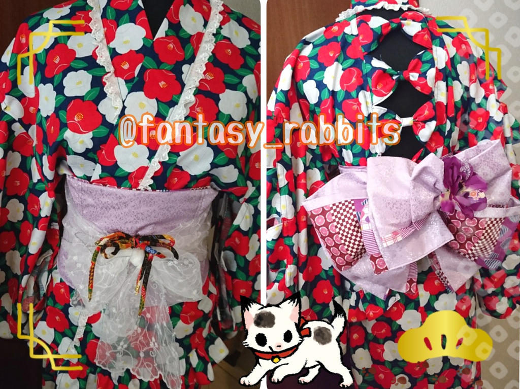 🎀蝶舞う浴衣🎀椿姫