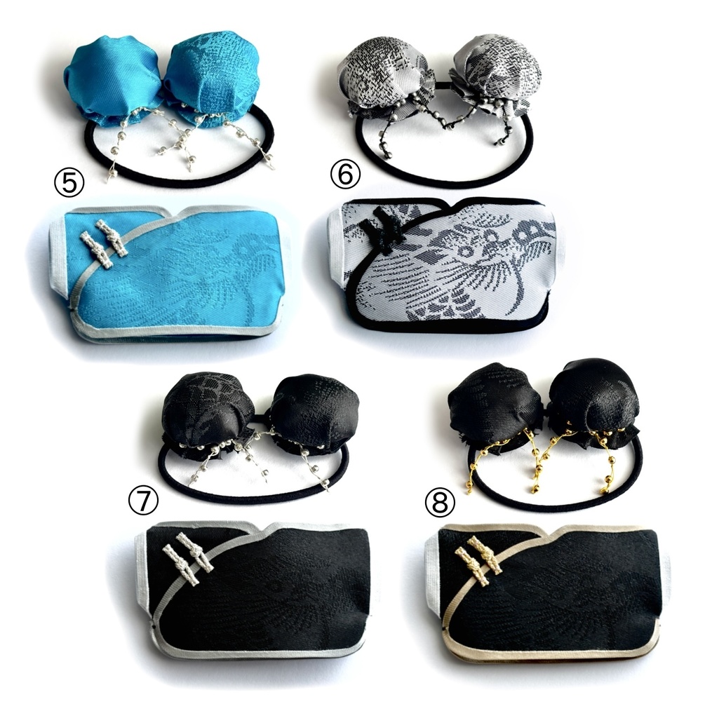 チャイナ&おだんごセット(ちびぐるみ用)3/18(水)20時開始