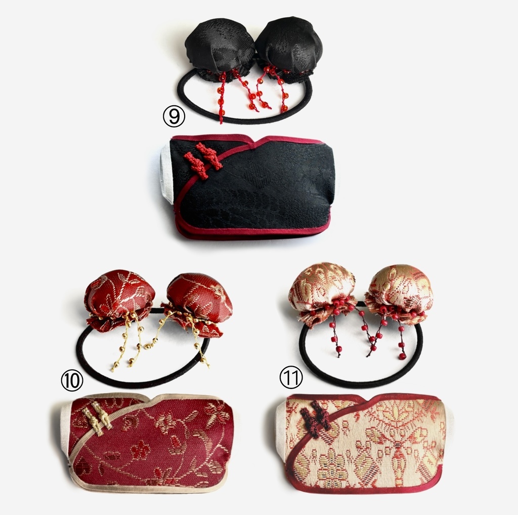 チャイナ&おだんごセット(ちびぐるみ用)3/18(水)20時開始