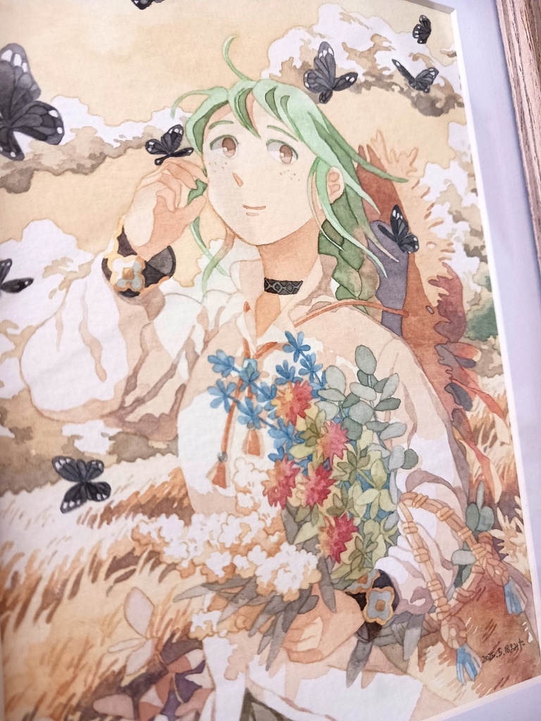 水彩画 原画「帰り道」
