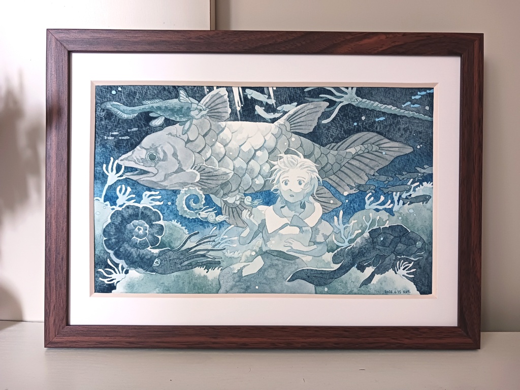 水彩画　原画「デボングリア」