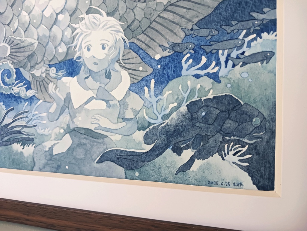 水彩画 原画「デボングリア」