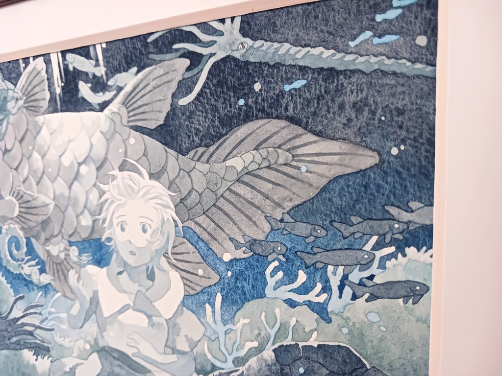 水彩画 原画「デボングリア」
