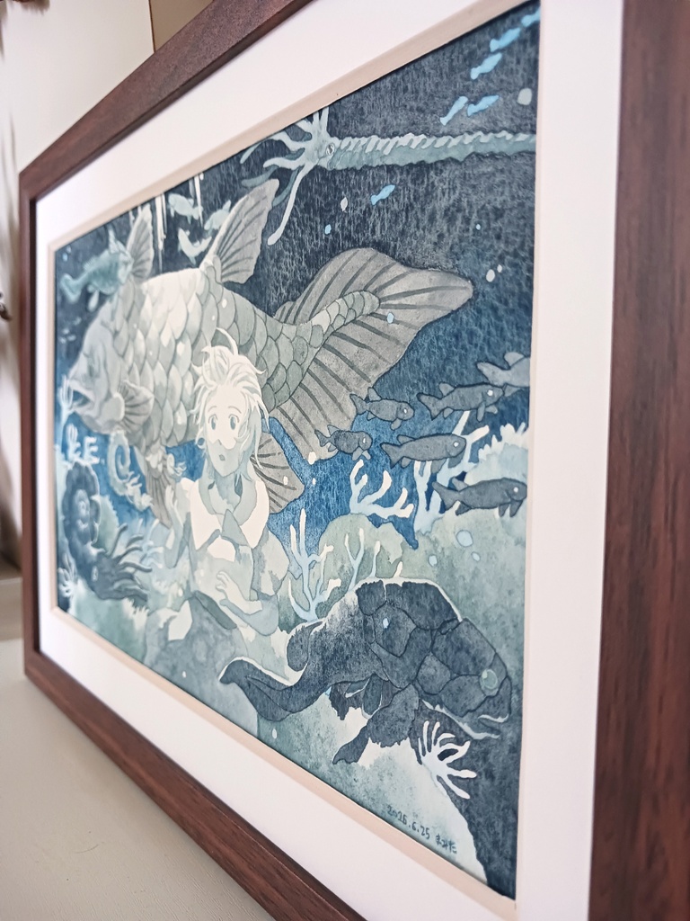 水彩画 原画「デボングリア」