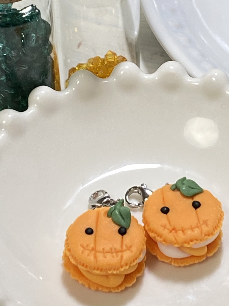 かぼちゃ(フェイクマカロンチャーム)