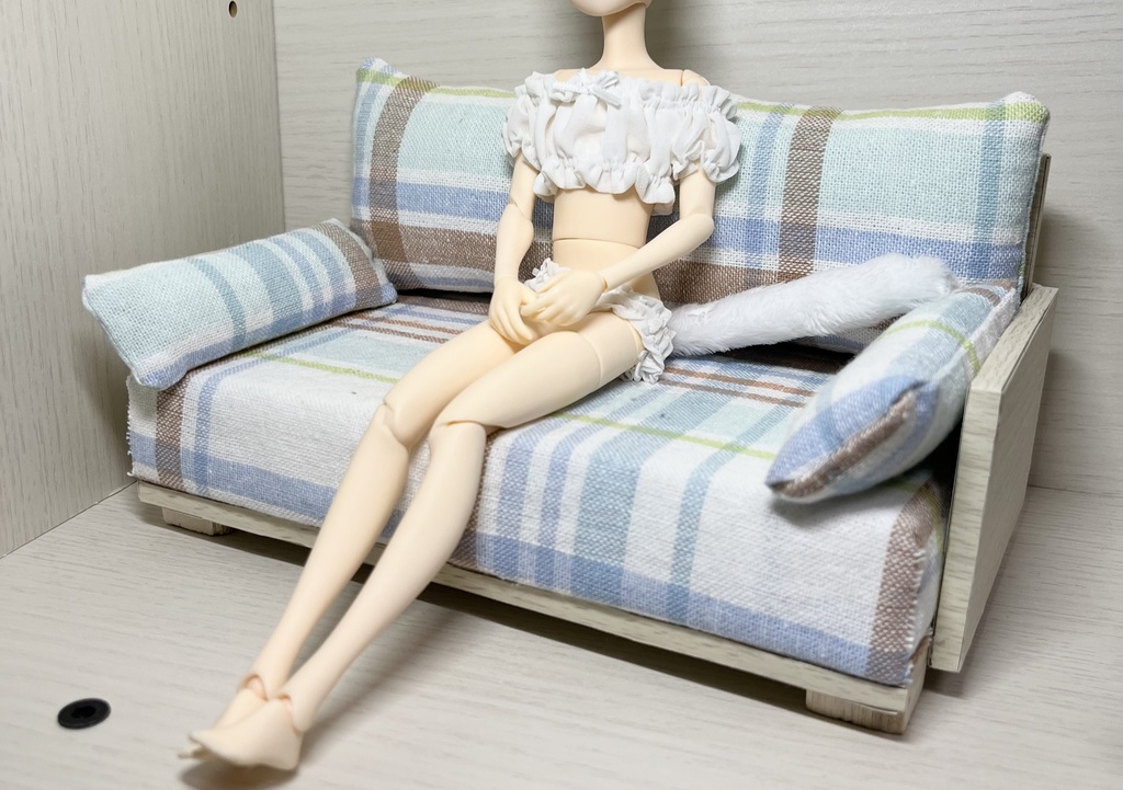 ドール用 ミニチュアソファ