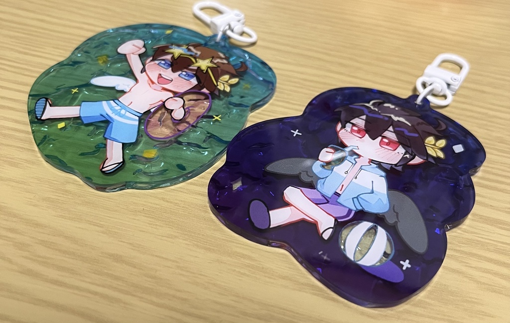 ピット&ブラピ 妄想水着アクリルキーホルダー