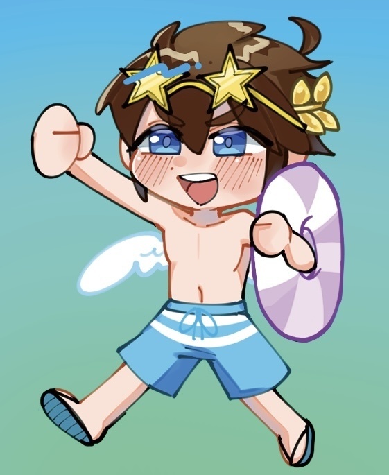 ピット&ブラピ 妄想水着アクリルキーホルダー