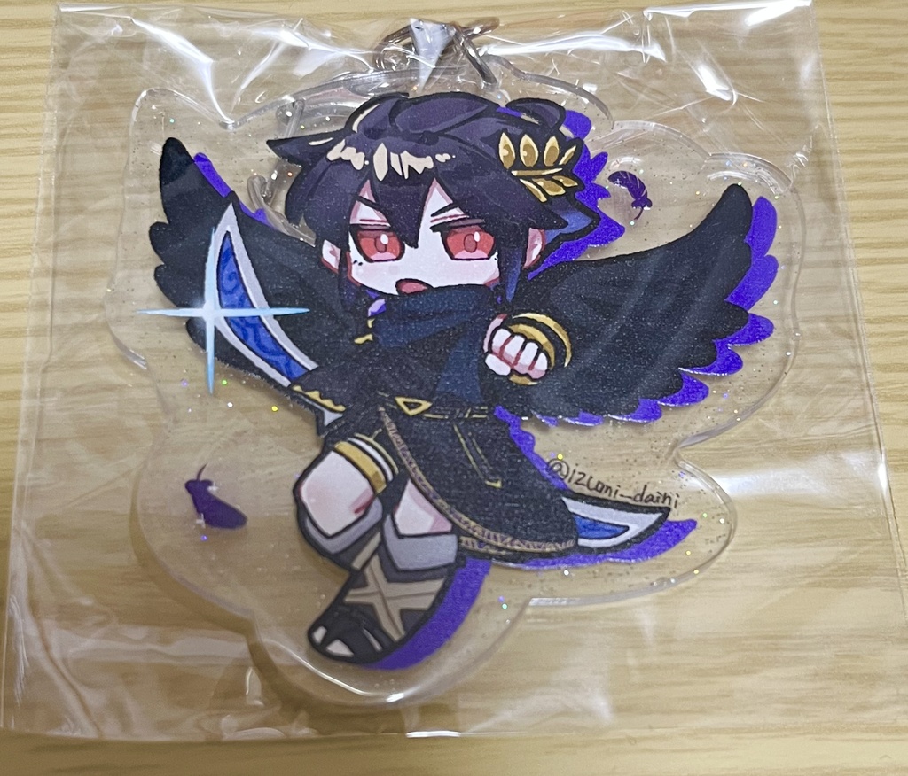 ブラピ ラメアクリルキーホルダー