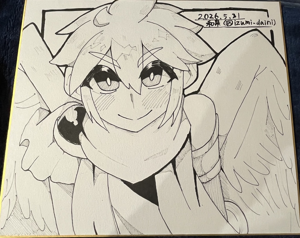 【SUPER COMIC CITY 33】ピット 手描き色紙