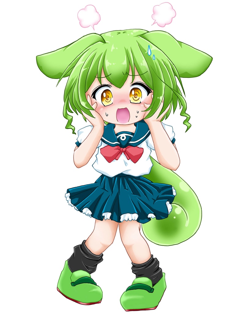 ずんどこJKずんだもん（恥）【アクリルキーホルダー】
