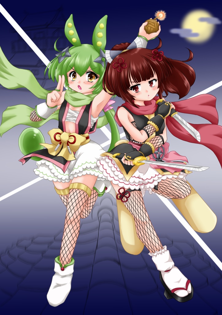 もん×きりA4クリアファイル（斬紋一門）
