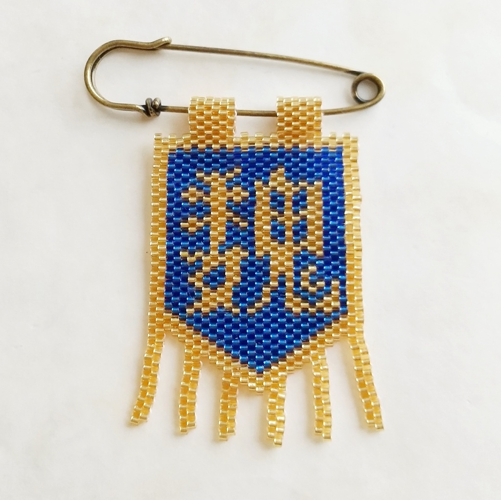 【ブローチ】三国志軍旗「魏」