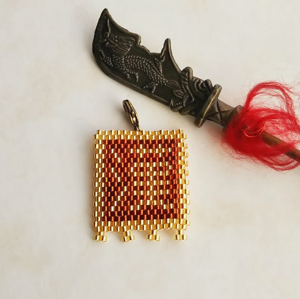 古の中国軍旗「漢」(前漢)