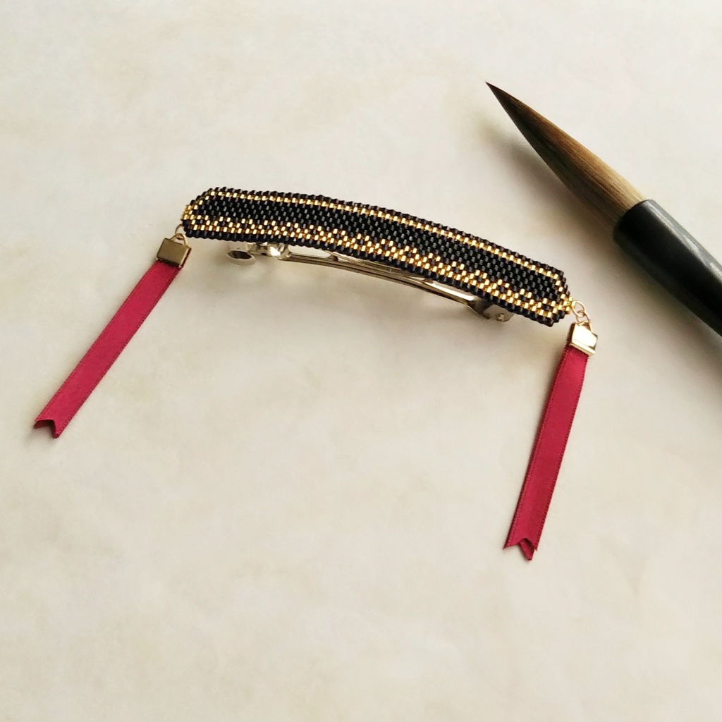 「軍師」耳飾り