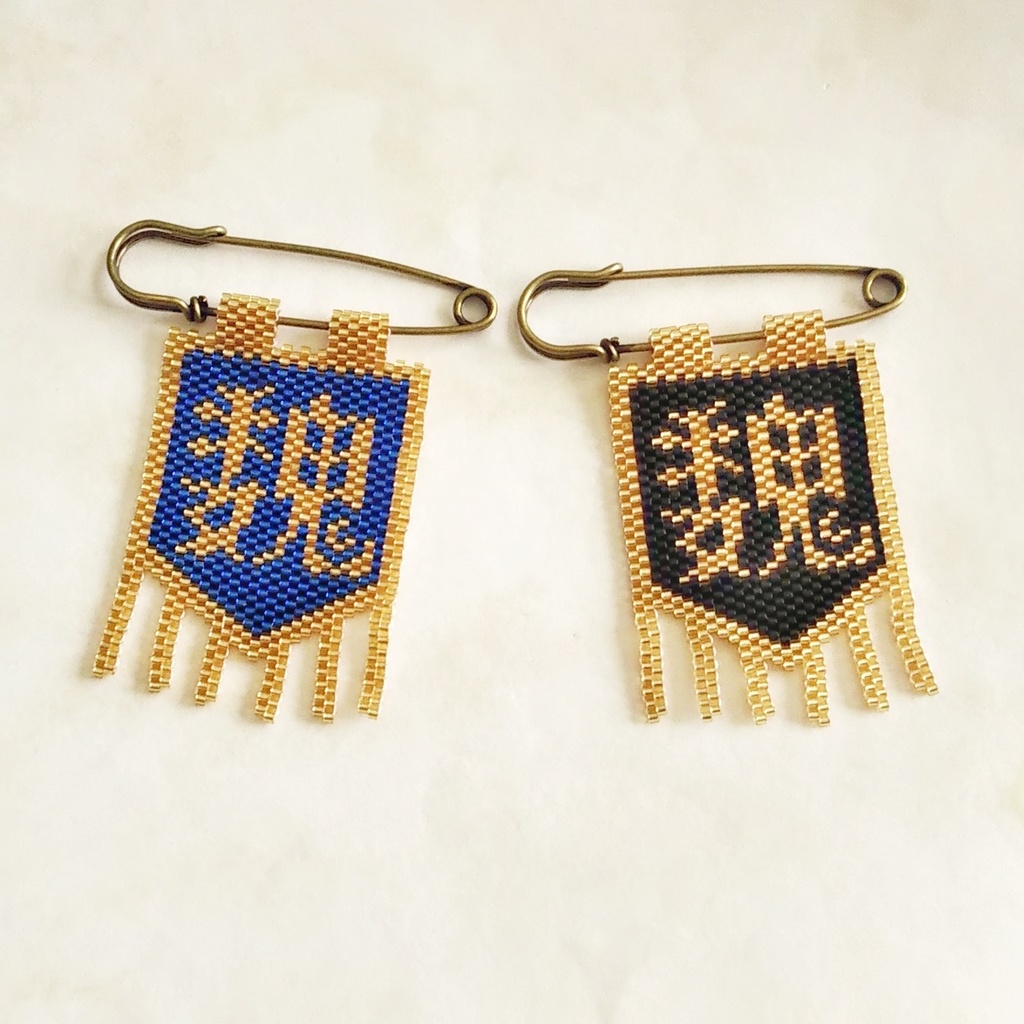 1800年記念☆新色!【ブローチ】三国志軍旗「魏」