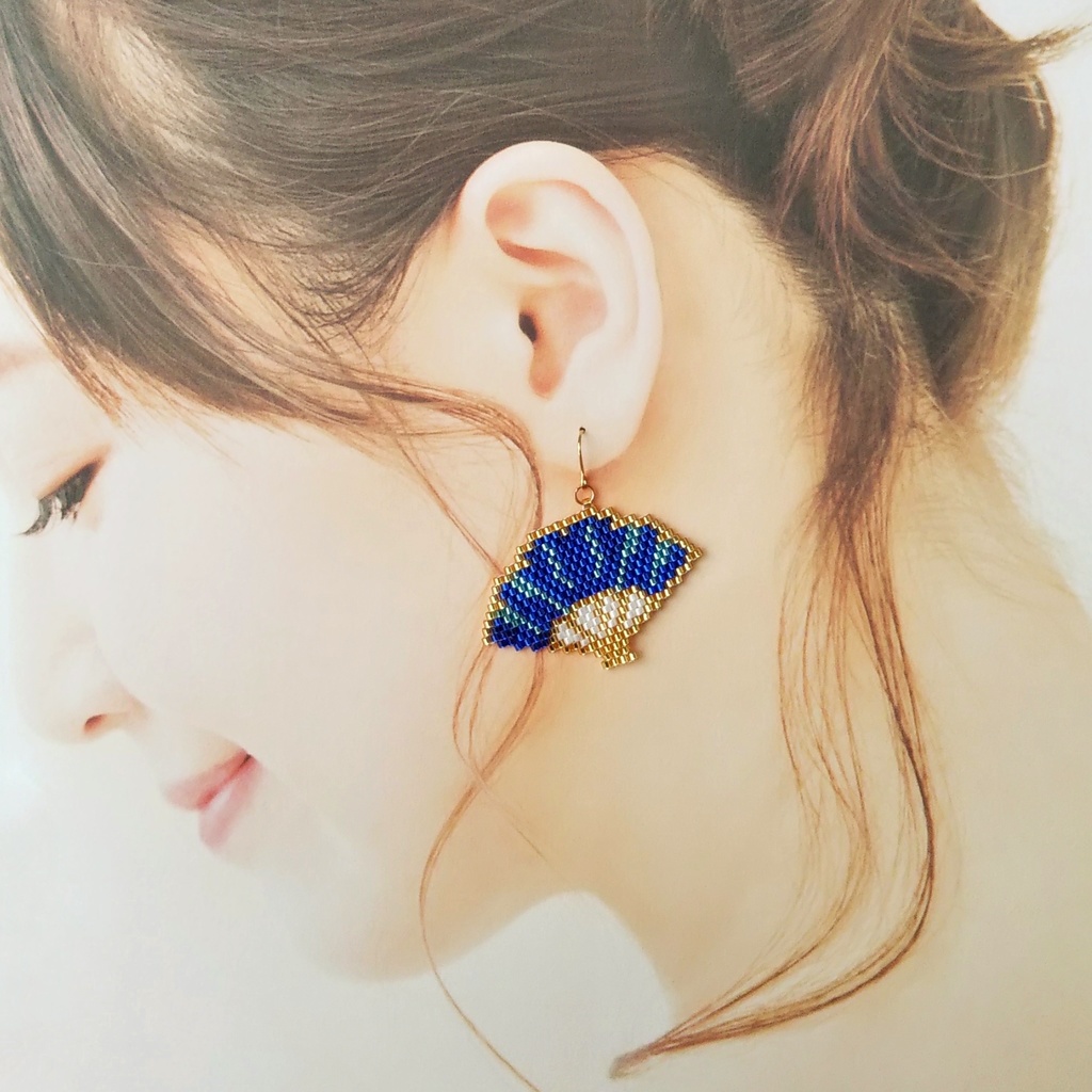 魏呉蜀 扇の耳飾り