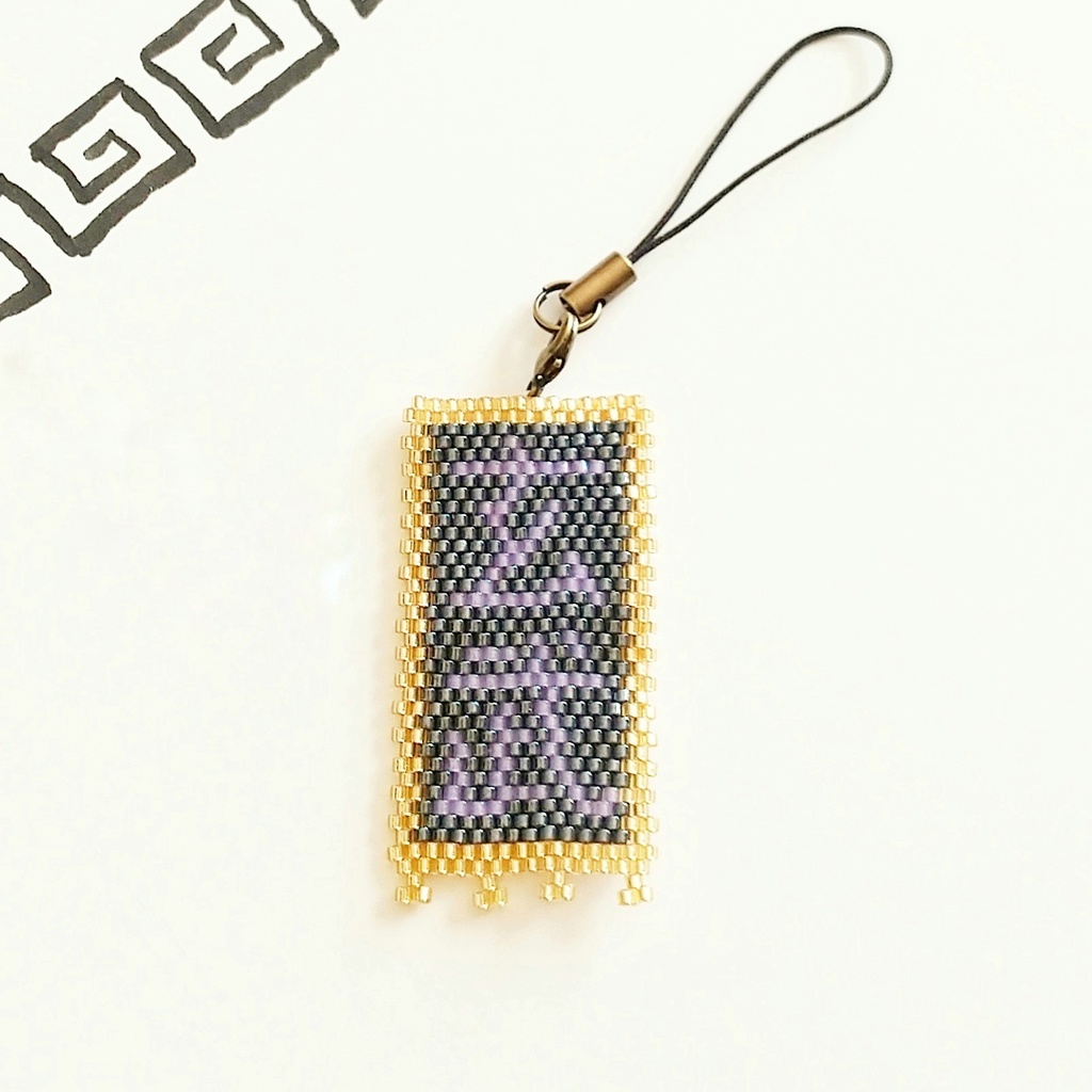 古の中国軍旗「四神」セット ブローチ金具付き☆