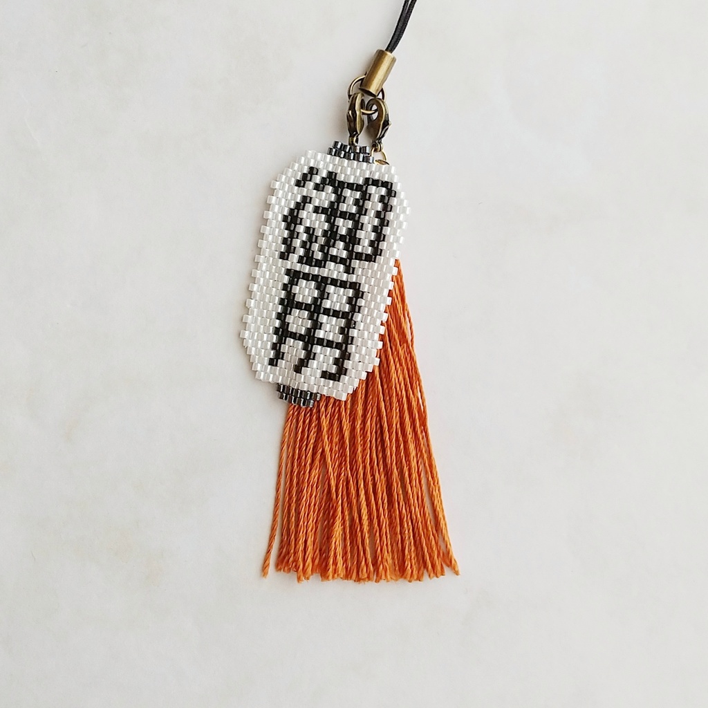 【時代劇】御用提灯 & 十手の房 セット (ブローチ金具付き!)