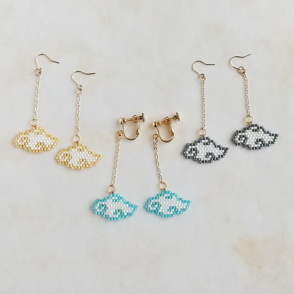 觔斗雲の耳飾り