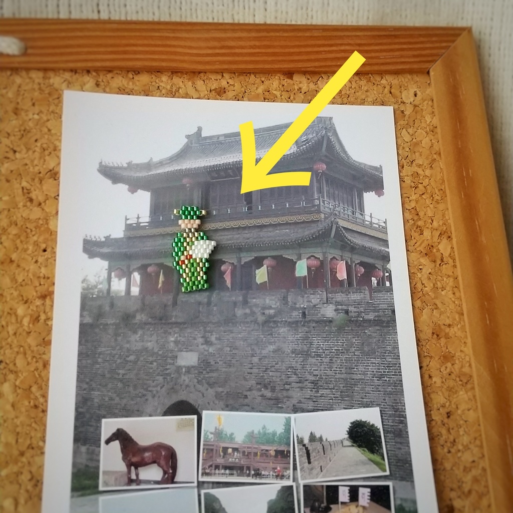 三国志「関羽」 ピンバッジ