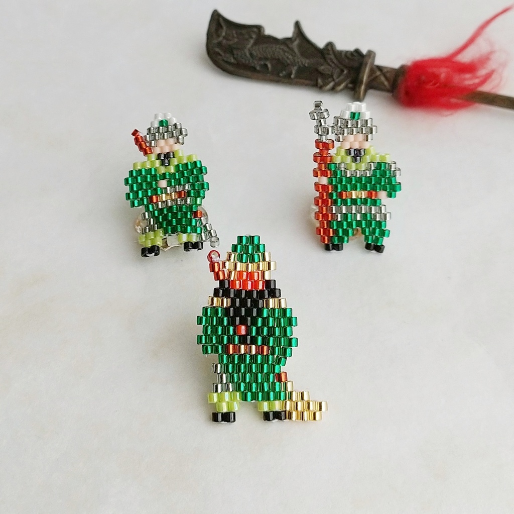 三国志「関羽」 ピンバッジ