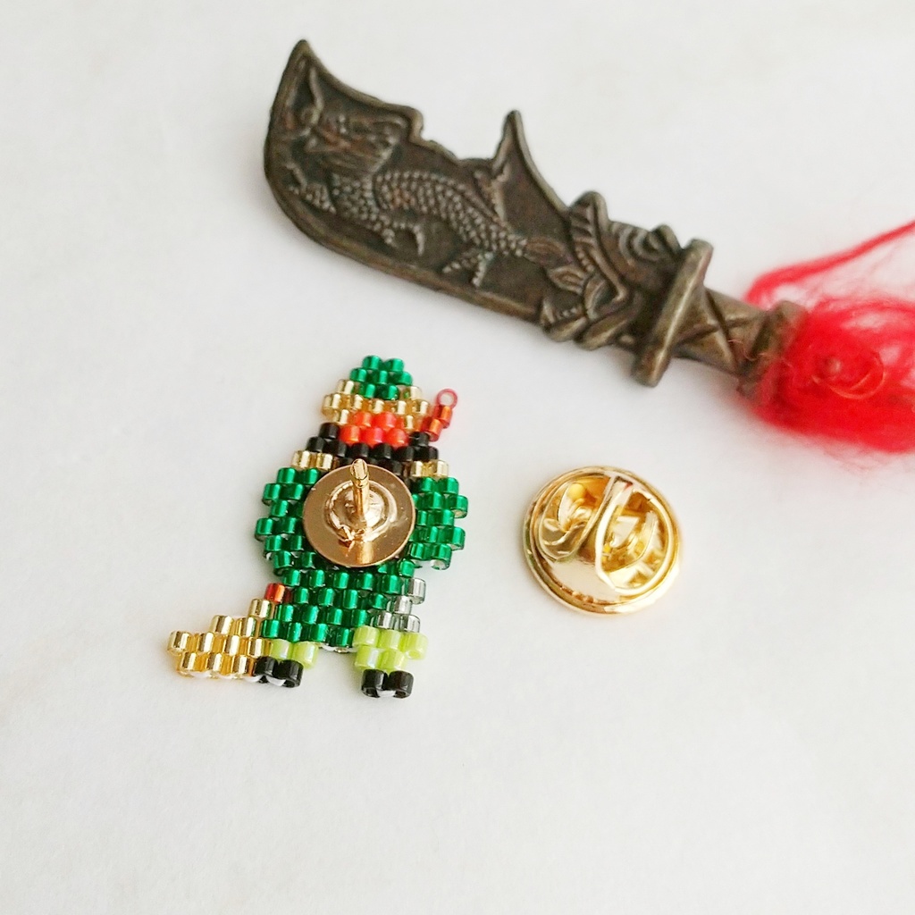 三国志「関羽」 ピンバッジ