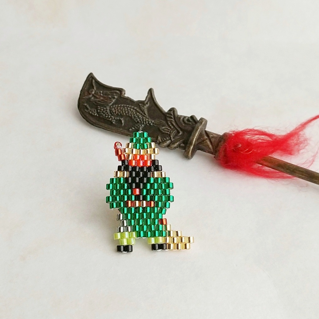 三国志「関羽」 ピンバッジ