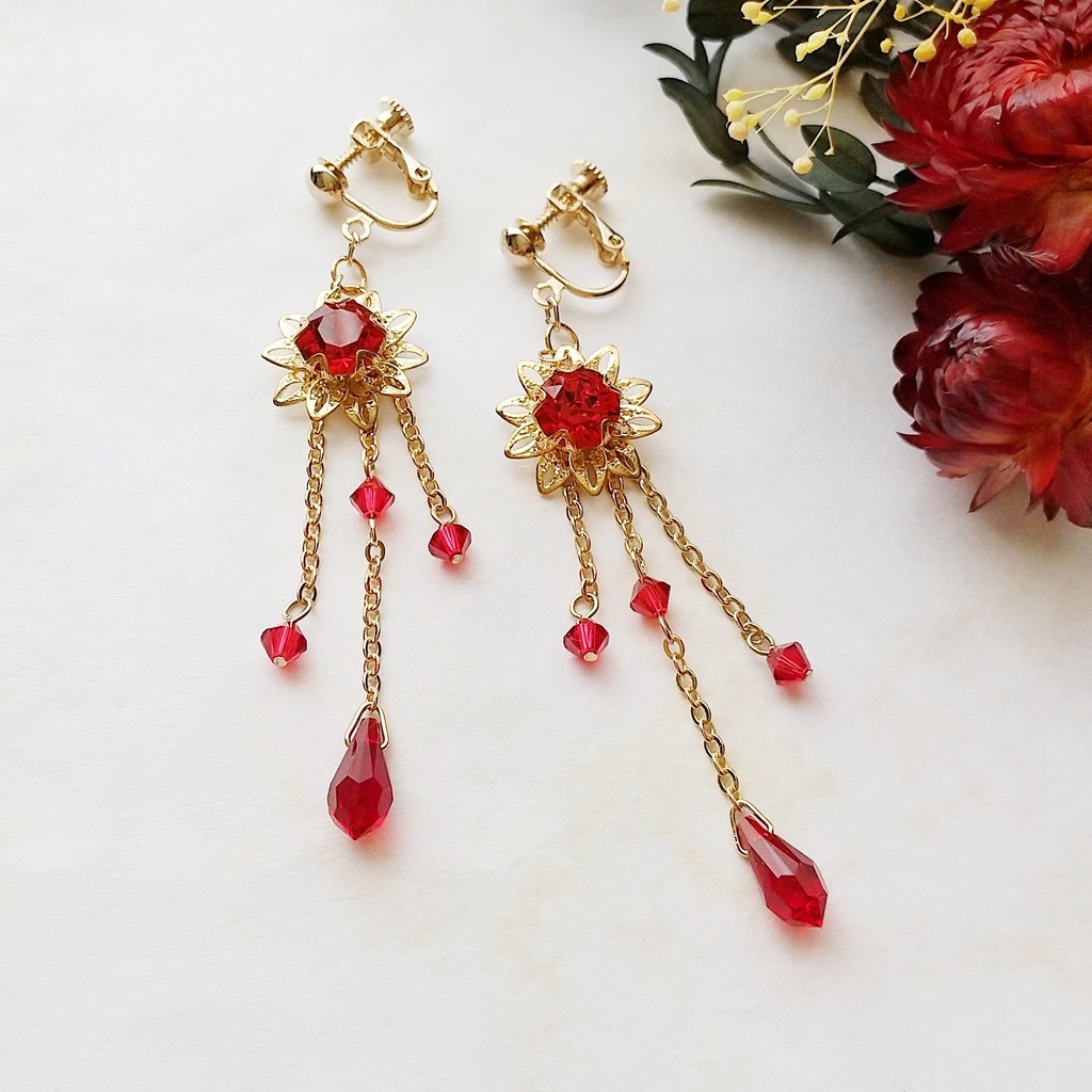 傾国の美女の耳飾り