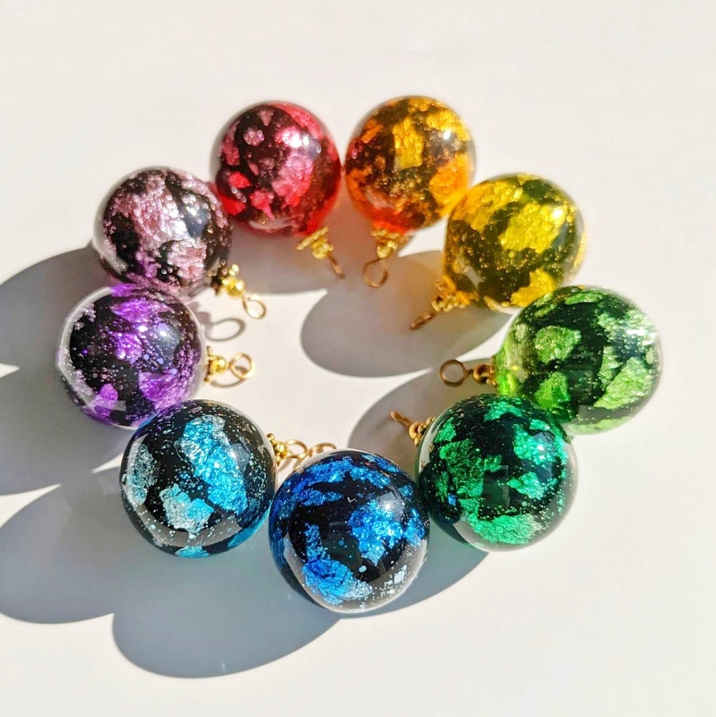 推し玉(ギョク)中華風イヤリング / ピアス