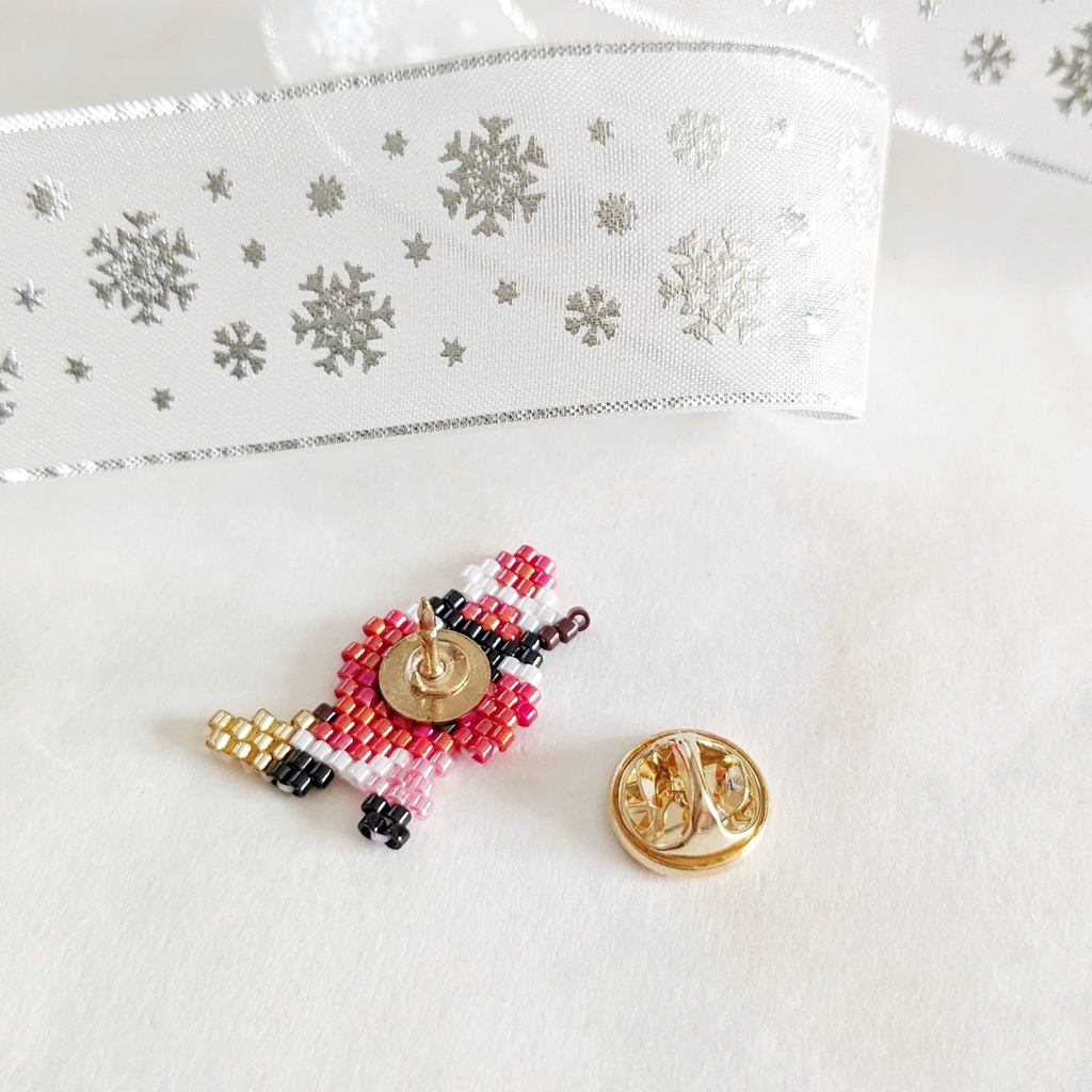 クリスマス☆「サンタ関羽」 ピンバッジ