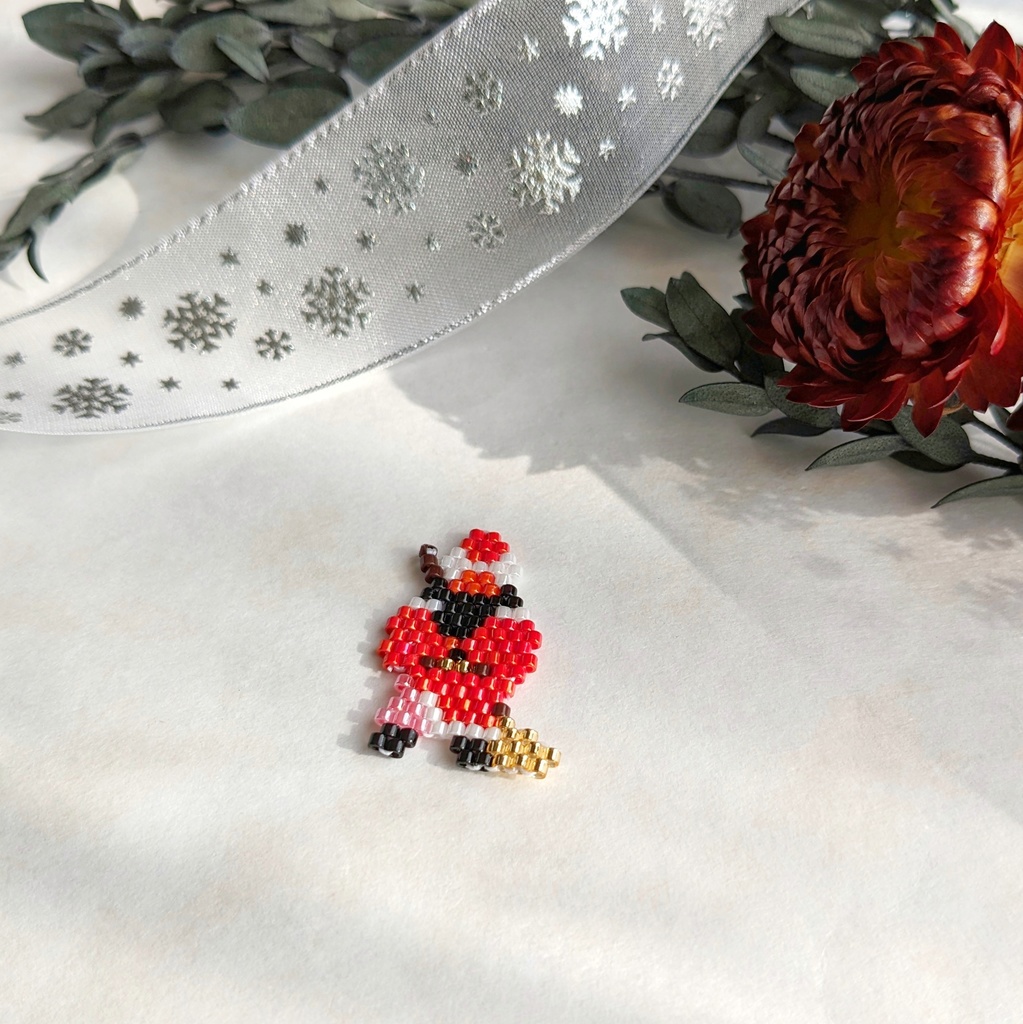 クリスマス☆「サンタ関羽」 ピンバッジ