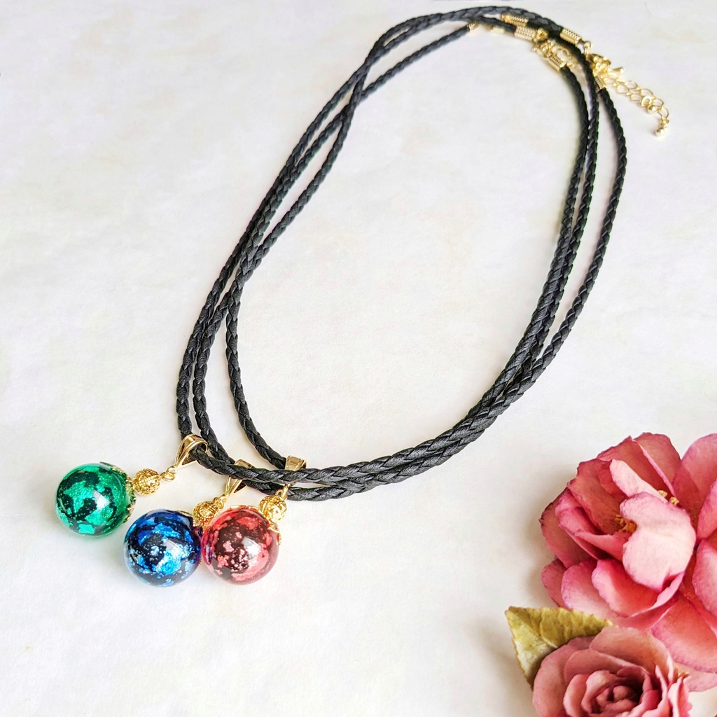 推し玉(ギョク)中華風ペンダント