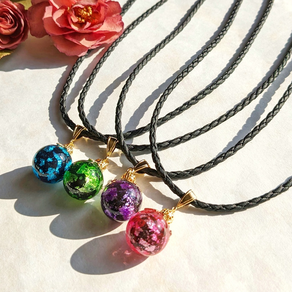 推し玉(ギョク)中華風ペンダント