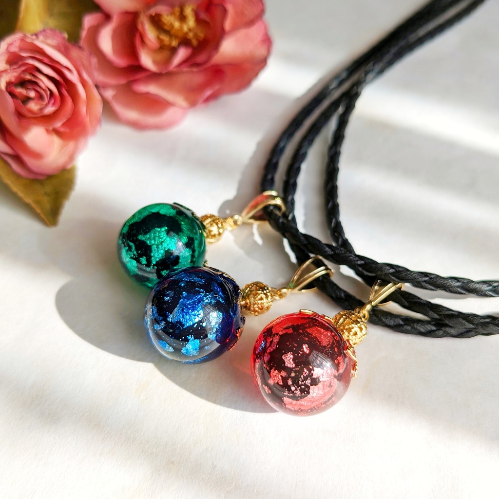 推し玉(ギョク)中華風ペンダント