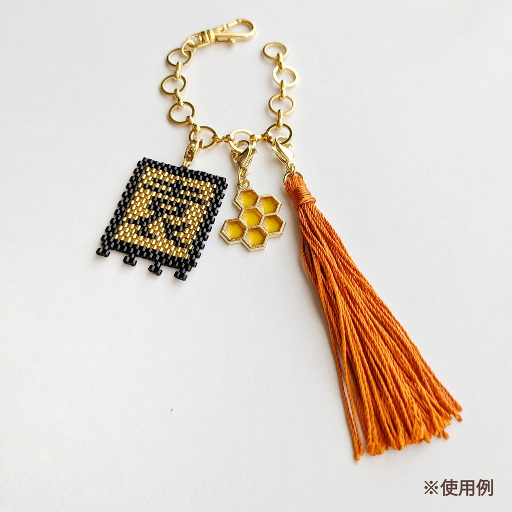 三国志?な甘味タッセル付きストラップ